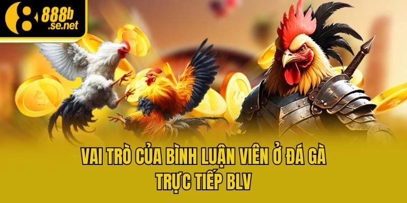 Vai trò của bình luận viên ở đá gà trực tiếp BLV